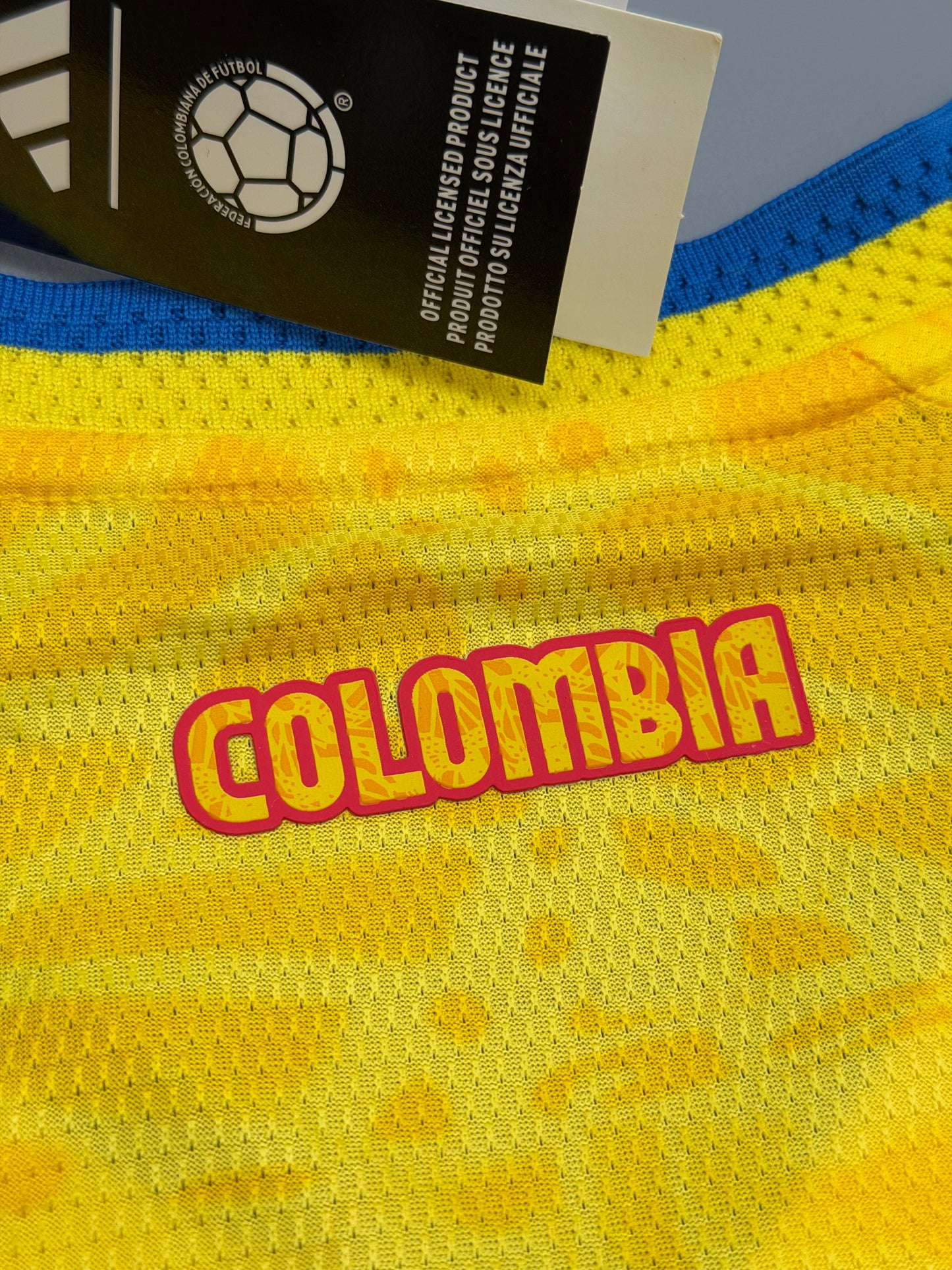 CAMISETA VERSION JUGADOR (MUNDIAL 2026) Colombia
